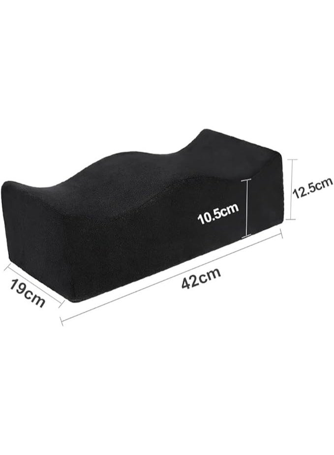 RION BBL Pillow After Surgery for Sitting | Post Butt Surgery Recovery Seat Cushion with Drawstring Bag | High-Density Foam Support for Car, Home and Office – Black - Image 1